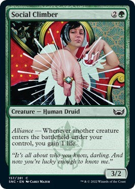 Social Climber (Streets of New Capenna) Near Mint Foil