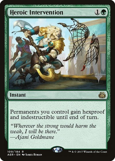 Heroic Intervention (Promo Pack: Theros Beyond Death) Light Play