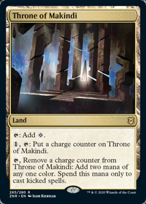 Throne of Makindi (Zendikar Rising) Light Play Foil