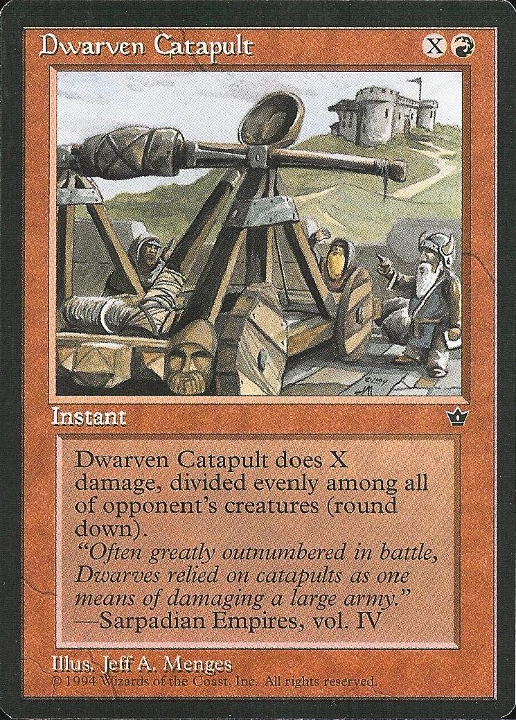 Dwarven Catapult (Fallen Empires) Medium Play