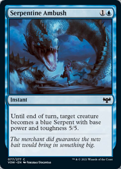 Serpentine Ambush (Innistrad: Crimson Vow) Near Mint