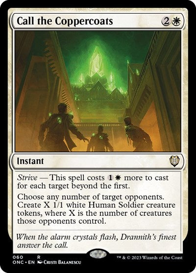 Call the Coppercoats (Commander: Phyrexia: All Will Be One) Near Mint