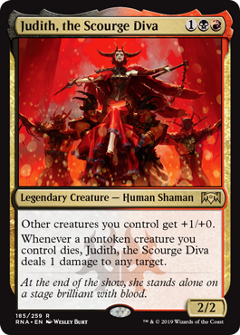 Judith, the Scourge Diva (Ravnica Allegiance) Medium Play