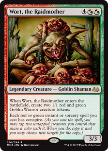 Wort, the Raidmother (Modern Masters 2017) Medium Play