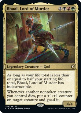 Bhaal, Lord of Murder (Commander Legends: Battle for Baldur's Gate) Light Play