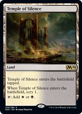 Temple of Silence (Magic 2020 Core Set) Near Mint