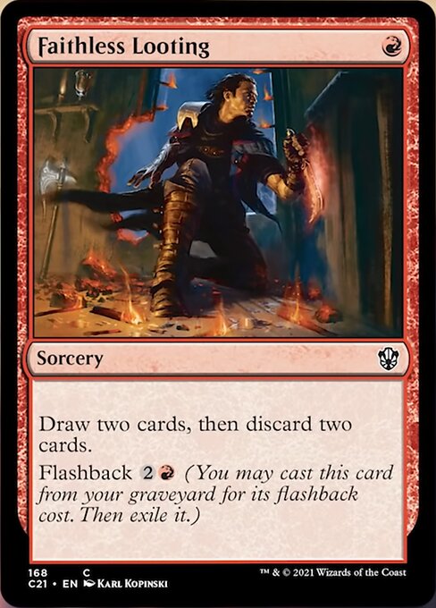 Faithless Looting (Commander 2021 Strixhaven) Near Mint