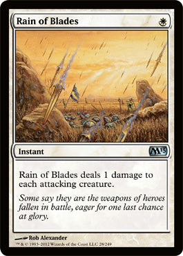 Rain of Blades (Magic 2013 Core Set) Near Mint