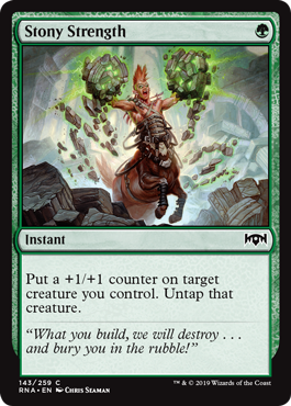 Stony Strength (Ravnica Allegiance) Near Mint