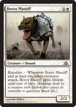 Boros Mastiff (Dragon's Maze) Near Mint