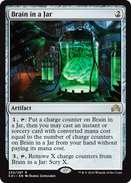 Brain in a Jar (Shadows Over Innistrad) Near Mint Foil