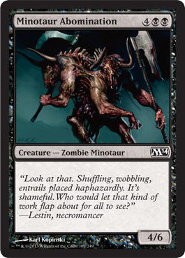 Minotaur Abomination (Magic 2014 Core Set) Near Mint