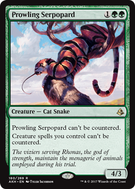 Prowling Serpopard (Amonkhet) Light Play