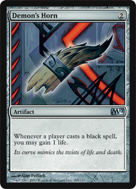 Demon's Horn (Magic 2012 Core Set) Medium Play
