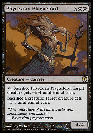 Phyrexian Plaguelord (Duel Decks: Phyrexia vs The Coalition) Light Play