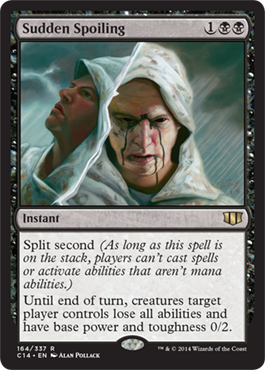 Sudden Spoiling (Commander 2014 Edition) Medium Play