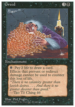 Greed (4th Edition) Near Mint