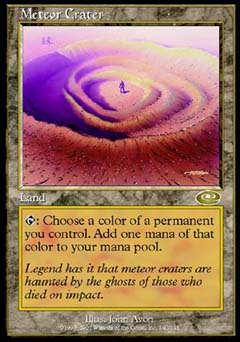 Meteor Crater (Planeshift) Medium Play