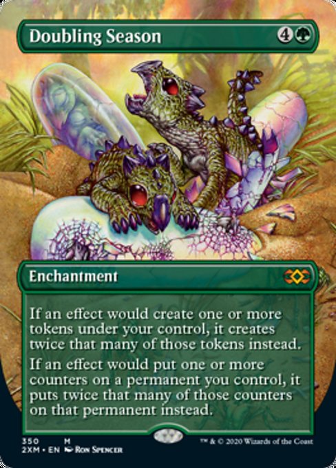 Doubling Season (Borderless) (Double Masters) Near Mint Foil