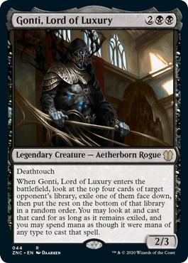 Gonti, Lord of Luxury (Commander 2020 Zendikar Rising) Near Mint