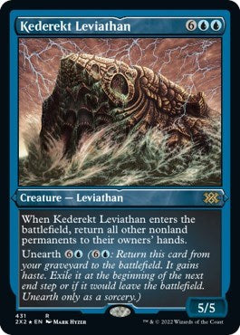 Kederekt Leviathan (Foil Etched) (Double Masters 2022) Near Mint Foil