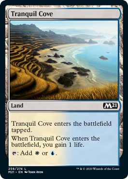 Tranquil Cove (Magic 2021 Core Set) Near Mint