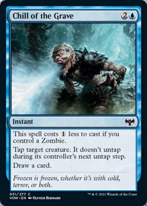Chill of the Grave (Innistrad: Crimson Vow) Near Mint Foil