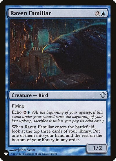 Raven Familiar (The List) Medium Play