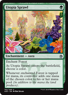 Utopia Sprawl (Masters 25) Near Mint Foil