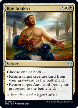 Rise to Glory (Theros Beyond Death) Near Mint Foil