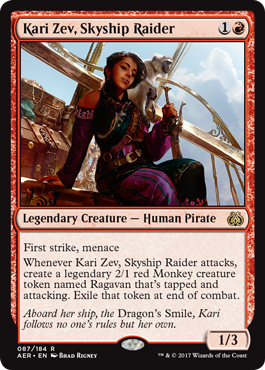 Kari Zev, Skyship Raider (Aether Revolt) Near Mint