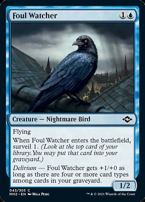 Foul Watcher (Modern Horizons 2) Light Play Foil