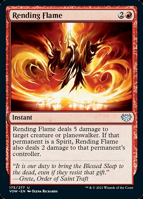 Rending Flame (Innistrad: Crimson Vow) Near Mint