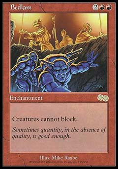 Bedlam (Urza's Saga) Medium Play