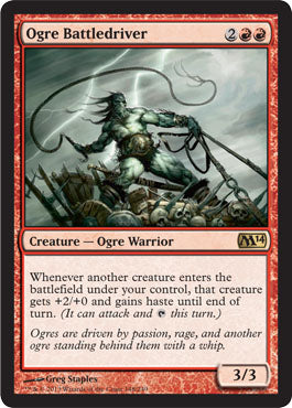 Ogre Battledriver (Magic 2014 Core Set) Light Play