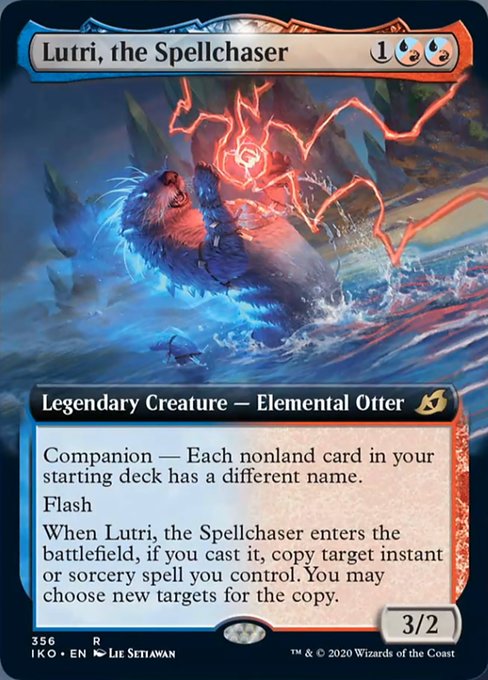 Lutri The Spellchaser (Extended Art) (Ikoria: Lair of Behemoths) Near Mint
