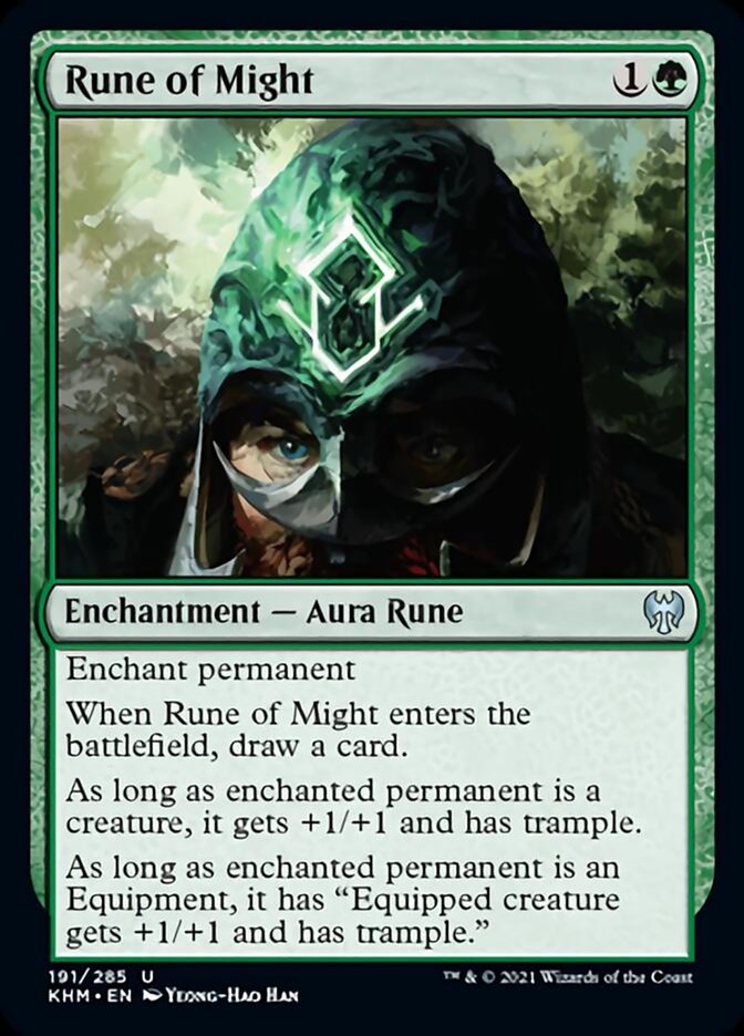 Rune of Might (Kaldheim) Near Mint Foil