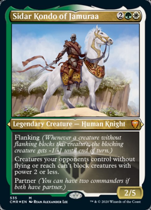 Sidar Kondo of Jamuraa (Foil Etched) (Commander Legends) Near Mint Foil