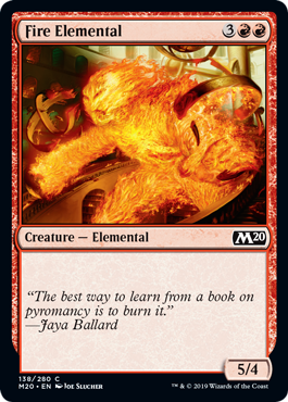 Fire Elemental (Magic 2020 Core Set) Near Mint