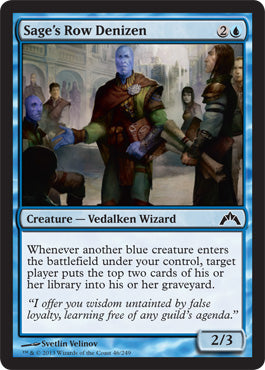 Sage's Row Denizen (Gatecrash) Near Mint
