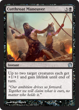 Cutthroat Maneuver (Theros) Medium Play Foil