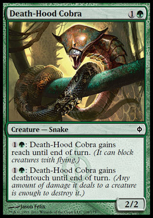 Death-Hood Cobra (New Phyrexia) Medium Play Foil