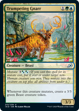 Trumpeting Gnarr (Ikoria: Lair of Behemoths) Near Mint