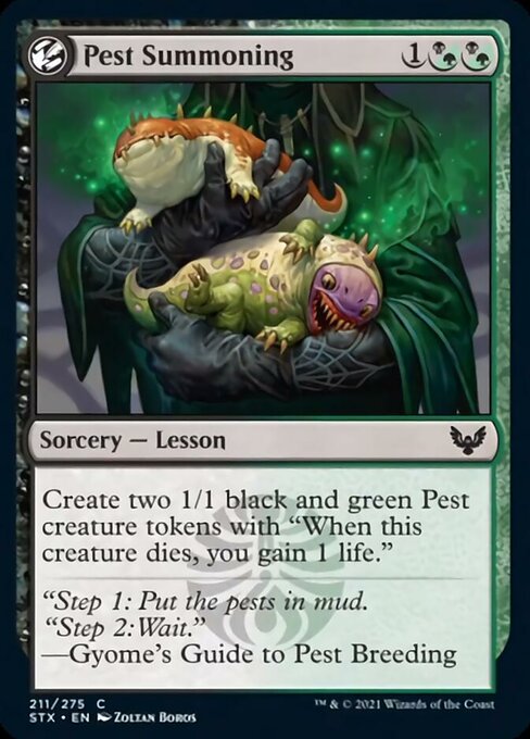 Pest Summoning (Strixhaven) Near Mint