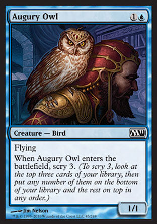 Augury Owl (Magic 2011 Core Set) Medium Play