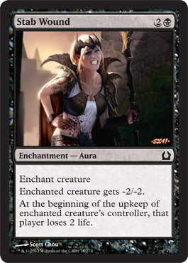 Stab Wound (Return to Ravnica) Medium Play
