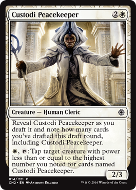 Custodi Peacekeeper (Conspiracy: Take the Crown) Near Mint
