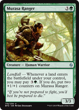 Murasa Ranger (Battle for Zendikar) Medium Play