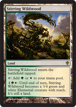 Stirring Wildwood (Worldwake) Medium Play Foil