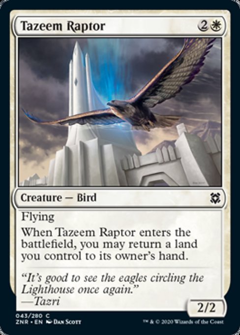 Tazeem Raptor (Zendikar Rising) Near Mint